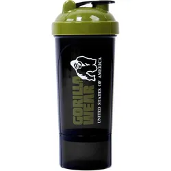 Shaker Compact 400ML - Schwarz/Armeegrün 500ML