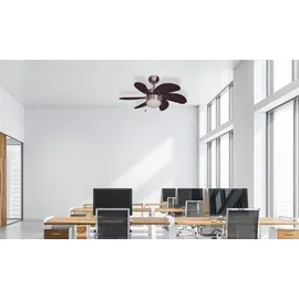 Bestron DC30BC 75 cm Deckenventilator eiche/braun