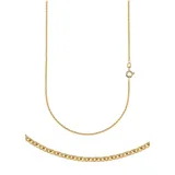 FIRETTI Collierkettchen FIRETTI "Schmuck Geschenk Gold 333 oder 585 Halskette Ankerkette rund" Gr. 38, gold (gelbgoldfarben), Halsketten, Damen, 38, Gelbgold 585, B: 1,1mm, Made in Germany, B:1,1mm