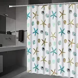 Eco Memos Schimmelresistente Duschvorhänge, extra Lange Duschvorhänge mit U-förmigen Haken, antibakteriell, wasserdicht, 180 x 180 cm/180 x 200 cm/200 x 200 cm (3, 200 x 240 cm)