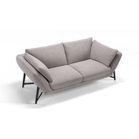 Sofanella 2-Sitzer Stoff Estella, Relaxsofa, Designsofa, Designer Couch, Italienisches Sofa, 2er Sofa grau