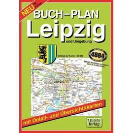 Barthel, A Leipzig und Umgebung 1 : 20 000. Buchstadtplan