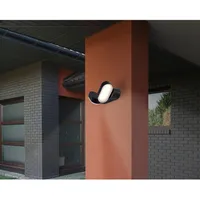 NÄVE LED-Wand-Außenleuchte Motus III Schwarz 60 Stück 13 W