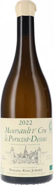 Meursault 1er Cru Le Poruzot-Dessus Élevage Prolongé AOC Rémi Jobard 2022 BIO