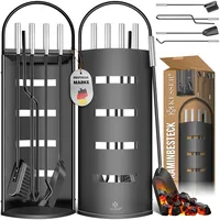 Kesser KESSER® Kaminzubehör 5-teiliges Kaminbesteck Set – Modern Design,