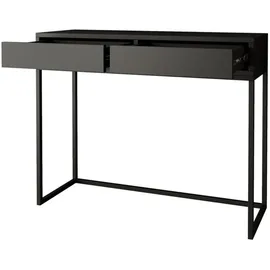 beautysofa LANGO Konsolentisch 100 x 80 x 35 cm Schwarz