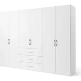 Set One by Musterring Drehtürenschrank Henderson 301 x 223 x 60 cm Weiß
