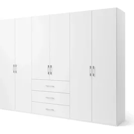Set One by Musterring Drehtürenschrank Henderson 301 x 223 x 60 cm Weiß