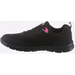 Sneaker KANGAROOS, Damen, Gr. 40, schwarz, Mesh, Mesh, sportlich, Schuhe
