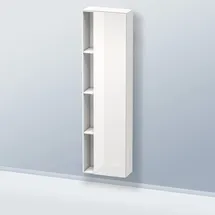 Duravit DuraStyle DS1248 Hochschrank 50 x 24 x 180 cm Weiß Hochglanz Holz, Spanplatte
