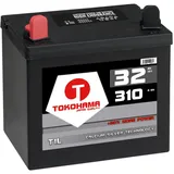 Rasentraktor Batterie Aufsitzmäher 12V 32Ah 310A Aufsitzrasenmäher +Pol Links