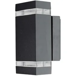Jannik 2-flammige LED-Wandleuchte - Graphit - JANNIK-LED2