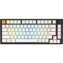 Glorious PC Gaming Race Glorious GMMK Pro Pre-built Gaming Keyboard, LEDs RGB, Glorious Fox linear, Black Slate/Artic White, US (GLO-GMMK-P75-FOX-B)