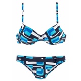 KANGAROOS Bügel-Bikini, Damen marine-blau, Gr.44 Cup B,