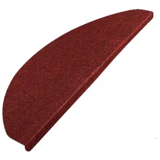Karat Stufenmatte Leipzig Selbstklebend Rot Halbrund 21 x 65 cm