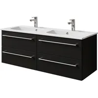 Saphir »Serie 6025 Mineralmarmor-Waschtisch mit Unterschrank, 132 cm breit«,