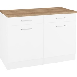 Unterschrank HELD MÖBEL „Visby“ Schränke Gr. B/H/T: 120 cm x 85 cm x 60 cm, weiß Unterschränke Breite 120 cm