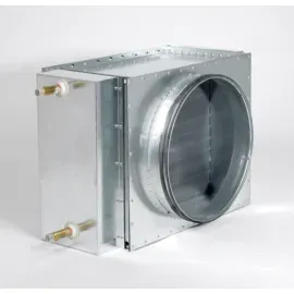 Exhausto Wasserheizregister HW40001U0UC ? Ø400 mm ? extern ? unisoliert ? für Lü...