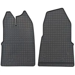 PETEX Fußmattensatz schwarz - vorbereitet für Befestigungssystem  FORD 37210