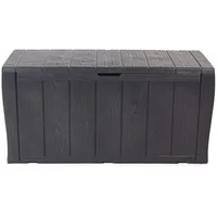Keter Kissenbox Auflagenbox Gartenbox Sherwood Aufbewahrungsbox graphitgrau