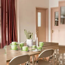 SELTMANN WEIDEN Teetasse mit Untertasse 0,14 l Grün 6 St.