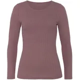 LASCANA Langarmshirt Mauve 32/34