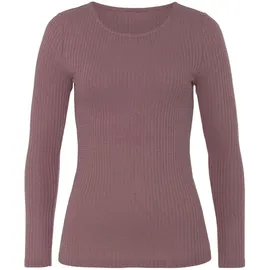 LASCANA Langarmshirt Mauve 32/34