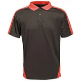 Regatta Professional Poloshirt Herren Contrast Coolweave Schwarz M