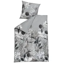 CASANOVA casa NOVA Satin-Bettwäsche FLORENTINE, 135 x 200 cm - Mehrfarbig - Baumwolle - mit Reißverschluss