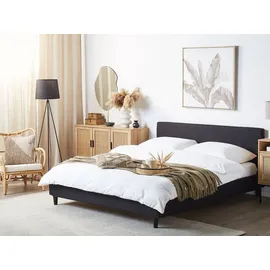 Beliani Beliani, Polsterbett, Schwarz