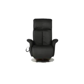 HIMOLLA Fernsehsessel 7418 Leder 81 x 111 x 95 cm Schwarz elektrisch mit Massagefunktion