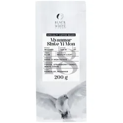 Spezialitätenkaffee Bohnen Black Crow White Pigeon Myanmar Shwe Yi Mon (Filter), 200 g