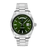 Fairfax, 41mm, silber/grün