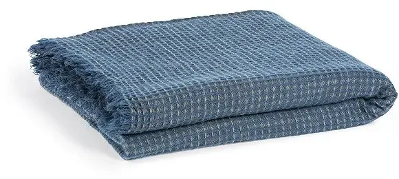 Plaid / Kuscheldecke Selene blau