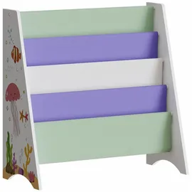 [en.casa] Hornnes Kinderregal 60 x 62 x 28 cm Mehrfarbig