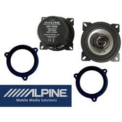 DSX Alpine Lautsprecher System Set Tür vorn hinter pas Auto-Lautsprecher (25 W)