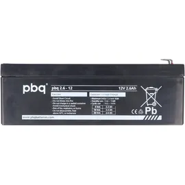 PBQ Bleiakku 12 V 2600 mAh 1 St.