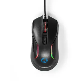 Nedis Gaming Combo Kit Tastatur, Maus und Mauspad - Schwarz (GCK51110BKUS)