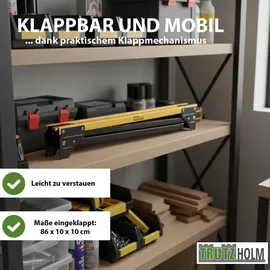 Trutzholm 2x Arbeitsbock klappbar bis 1000 kg Stahl pulverbeschichtet gelb schwarz
