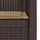 vidaXL 1-Sitzer Sessel 1 x 1 x 1 cm braun