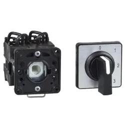 Schneider Electric K1F003MCH Amperemeter-Umschalter- 3 Schaltkreise, 90°, 12A, für Ø 22mm