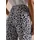 Cecil Wide Leg Hose im Loose Fit mit Leo-Print - blau