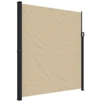 vidaXL Seitenmarkise Ausziehbar Beige 220x300 cm