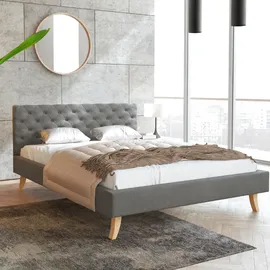 Fdm ZUZA 180 x 200 cm Grau
