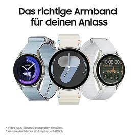 Samsung Galaxy Watch7 40 mm Bluetooth  Cream Sport Band Cream S/M