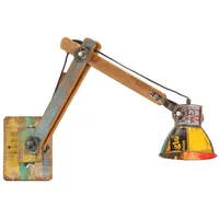 VidaXL Wandleuchte Industrie-Stil Mehrfarbig Rund E27