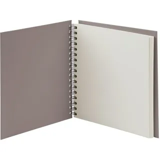 RÖSSLER S.O.H.O. Wire-O Fotoalbum 230 x 230 mm, 60 Seiten 230x230mm taupe/offwhite