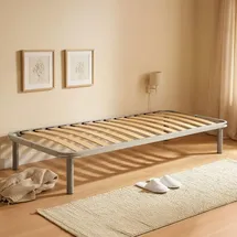 Talamo Italia Einzelbettbasis Manila, Orthopädische Basis aus Birkensperrholz mit 13 Latten, 100% Italy, cm 90x190h 34