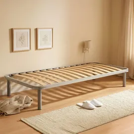 Talamo Italia Einzelbettbasis Manila, Orthopädische Basis aus Birkensperrholz mit 13 Latten, 100% Italy, cm 90x190h 34