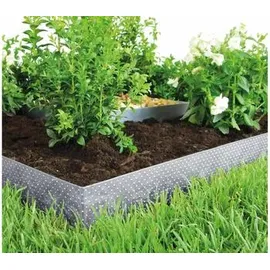 Bellissa Rasenkantenband 500 x 14 cm 1 Stück Silber